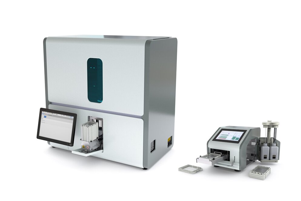 Sistema Digital LightCycler: el analizador y el equipo de partición de muestras